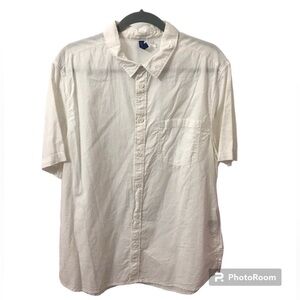 H&M‎ Divided Men’s Button-Down Short Sleeve T-Shirt Size XL